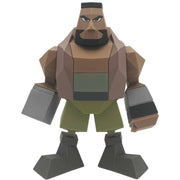 Square Enix Final Fantasy VII Polygon Soft Vinyl Barret Wallace Figure JAPAN