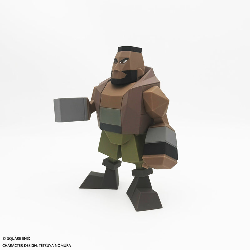 Square Enix Final Fantasy VII Polygon Soft Vinyl Barret Wallace Figure JAPAN