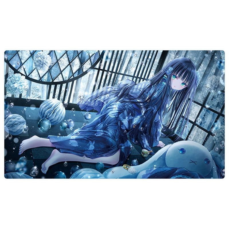 Curtain Damashii Tinkle BluCielo Vacanze Estive nero Rubber Mat JAPAN OFFICIAL