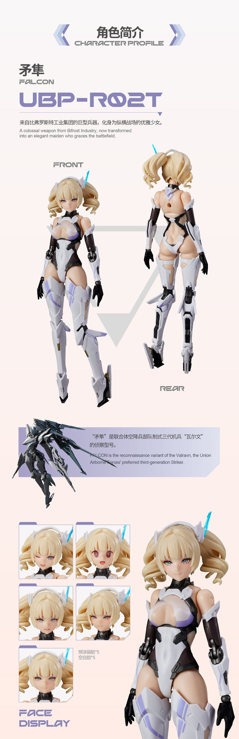 MS GENERAL x Mecha BREAK Falcon Model Kit JAPAN OFFICIAL