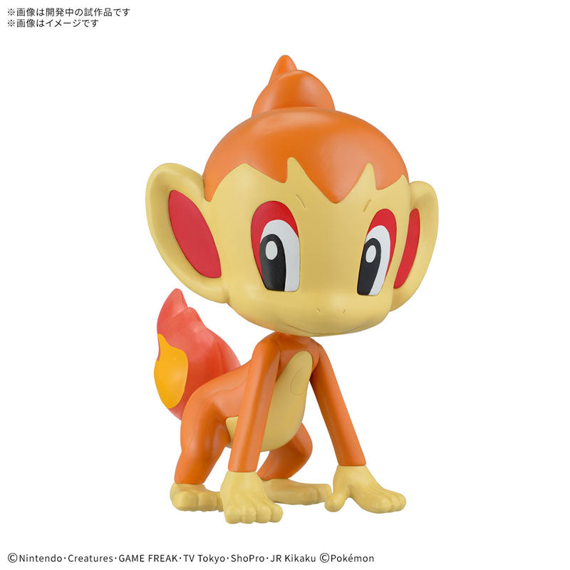 BANDAI Pokemon Plamo Collection Quick!! Chimchar Model Kit JAPAN OFFICIAL
