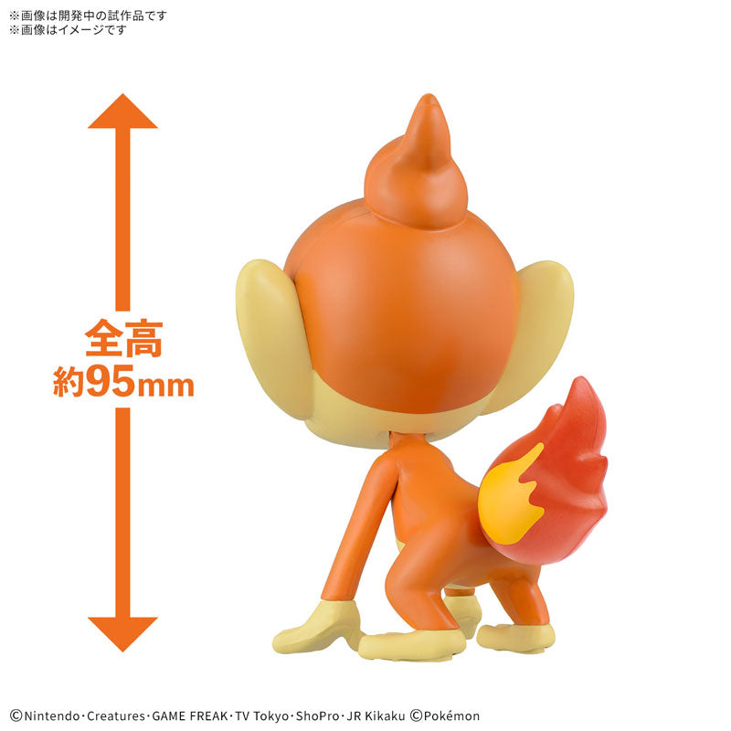 BANDAI Pokemon Plamo Collection Quick!! Chimchar Model Kit JAPAN OFFICIAL