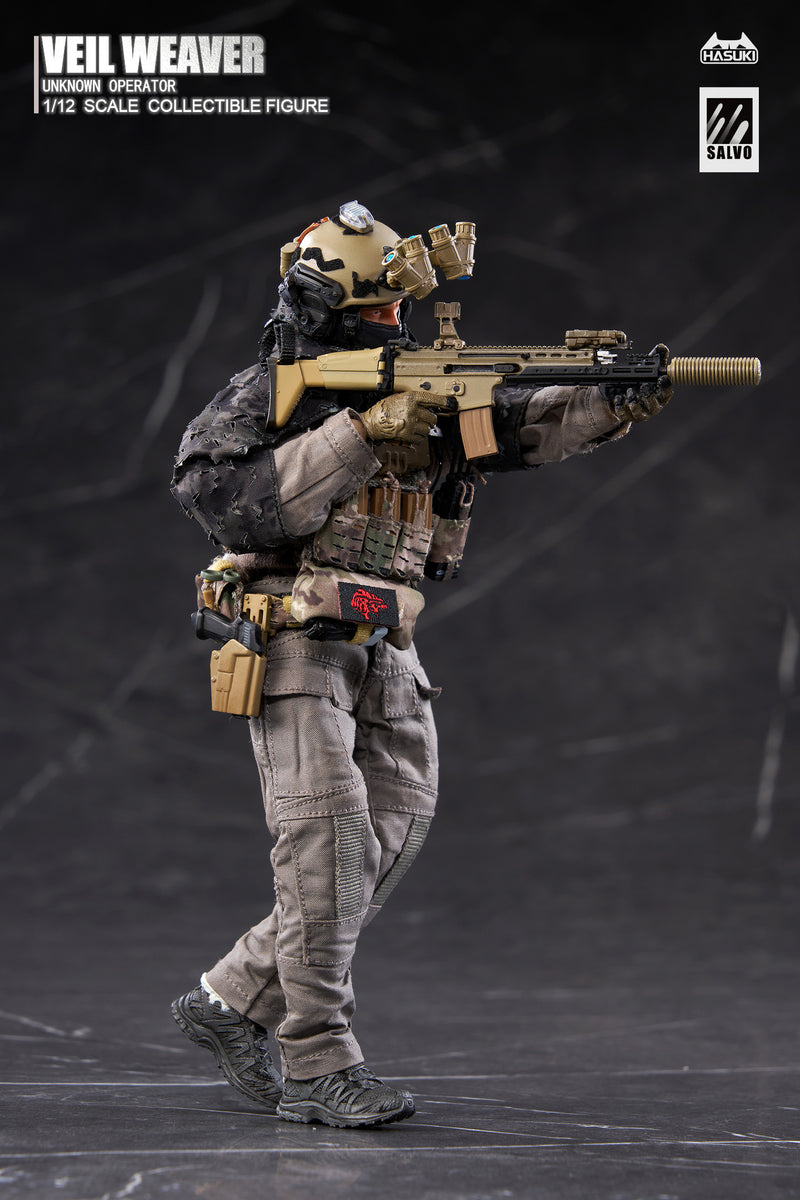 HASUKI SALVO Series SA04 Veil Weaver 1/12 Action Figure JAPAN OFFICIAL