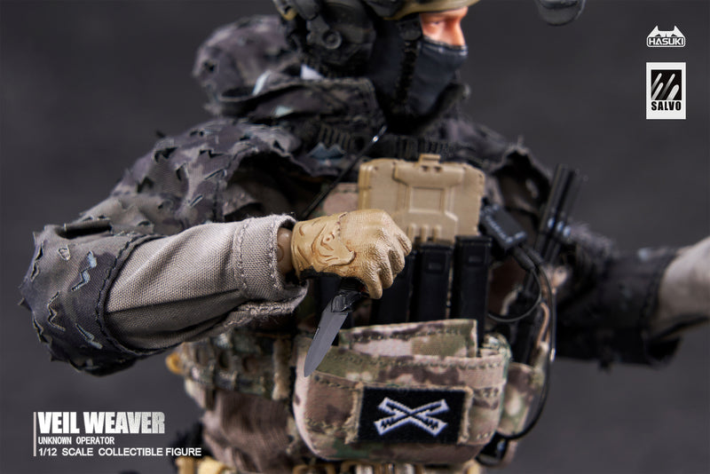 HASUKI SALVO Series SA04 Veil Weaver 1/12 Action Figure JAPAN OFFICIAL