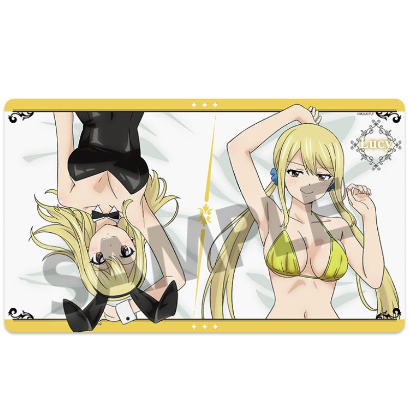 FAIRY TAIL 100 Years Quest Lucy Heartfilia New Illustration Rubber Mat JAPAN