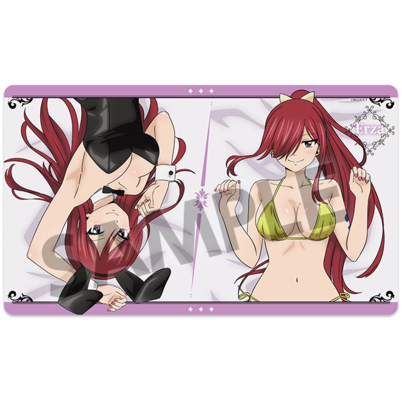 FAIRY TAIL 100 Years Quest Erza Scarlet New Illustration Rubber Mat JAPAN