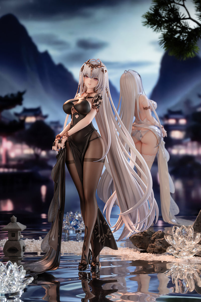AniGame Azur Lane Emden Moonsilver Union Ver. Set 1/6 Figure JAPAN OFFICIAL