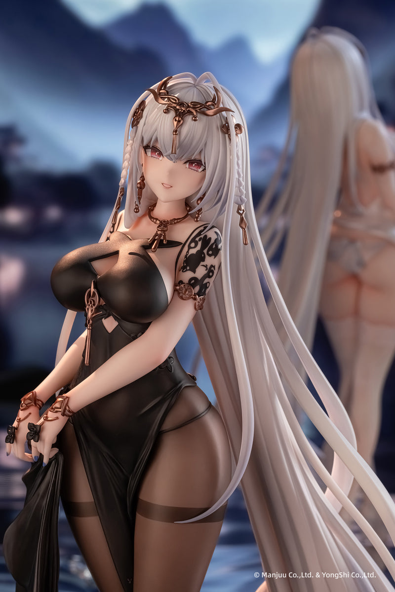 AniGame Azur Lane Emden Moonsilver Union Ver. Set 1/6 Figure JAPAN OFFICIAL