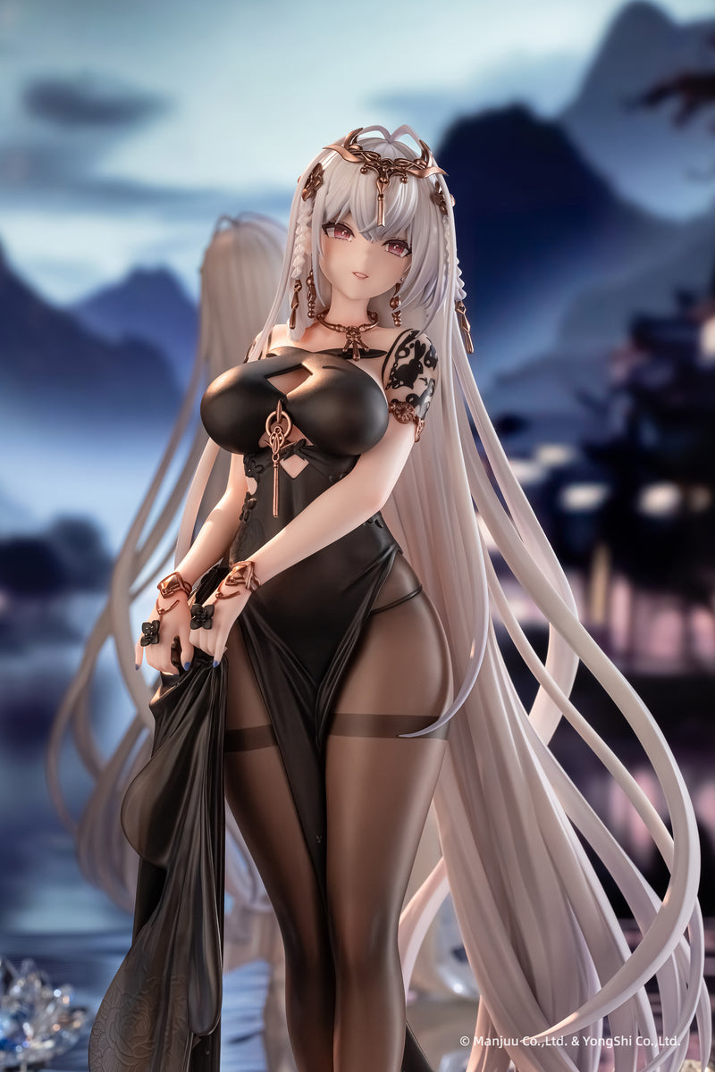 AniGame Azur Lane Emden Moonsilver Union Ver. Set 1/6 Figure JAPAN OFFICIAL