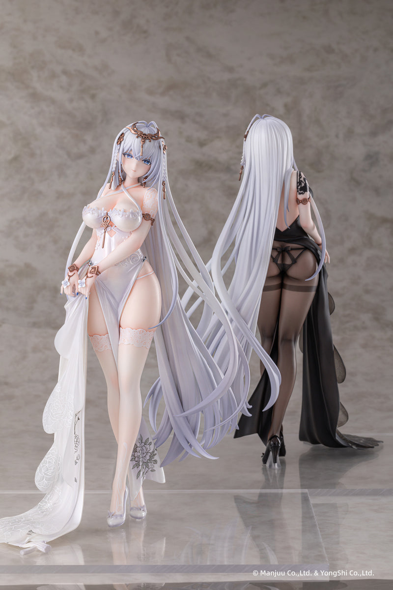 AniGame Azur Lane Emden Moonsilver Union Ver. Set 1/6 Figure JAPAN OFFICIAL