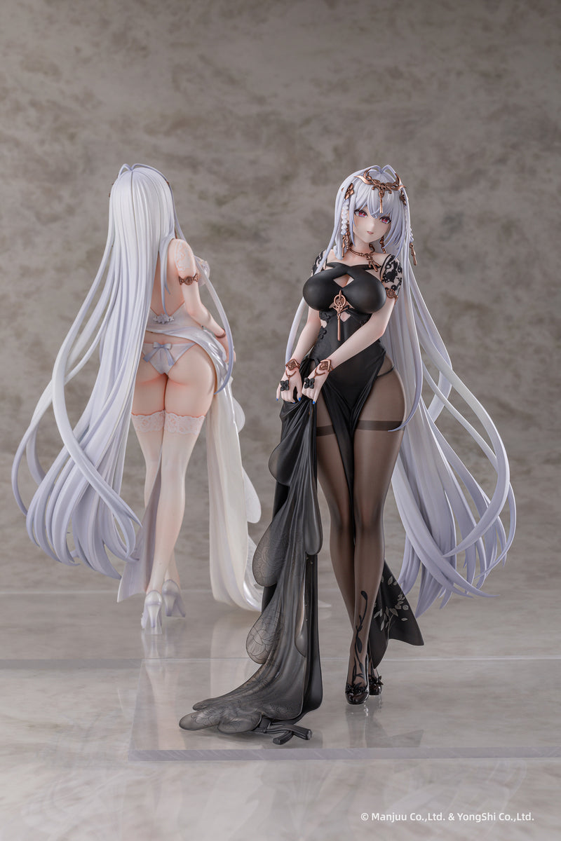 AniGame Azur Lane Emden Moonsilver Union Ver. Set 1/6 Figure JAPAN OFFICIAL