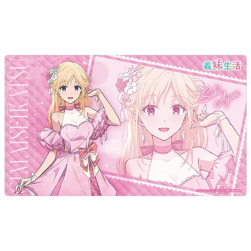 Days with My Stepsister Saki Ayase Party Dress New Illustration Rubber Mat JAPAN