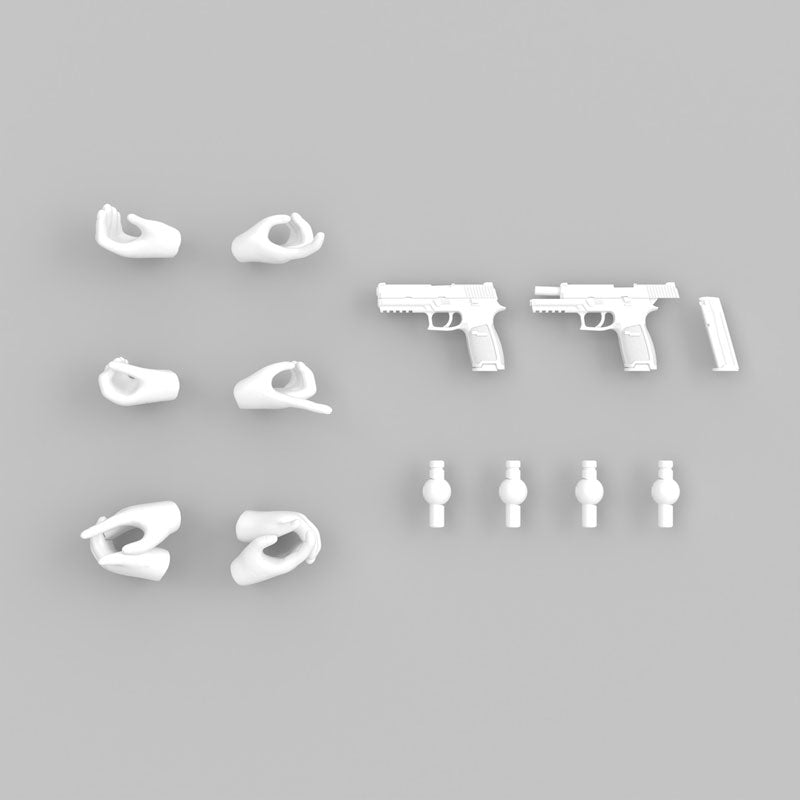 LittleArmory LA-OP23 Gun Holding Hand for Megami Device 2 White 1/12 Model Kit