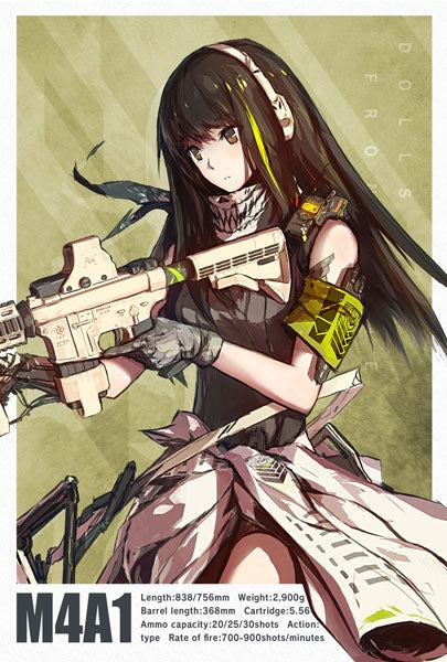 LittleArmory LADF05 Girls' Frontline M4A1 Type 1/12 Model Kit JAPAN OFFICIAL
