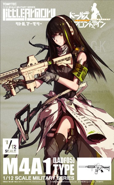 LittleArmory LADF05 Girls' Frontline M4A1 Type 1/12 Model Kit JAPAN OFFICIAL