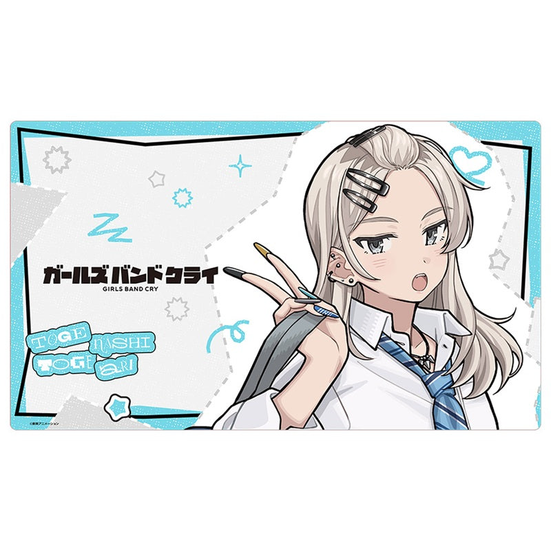 Girls Band Cry Momoka Kawaragi Heisei Gyaru New Illustration Rubber Mat JAPAN