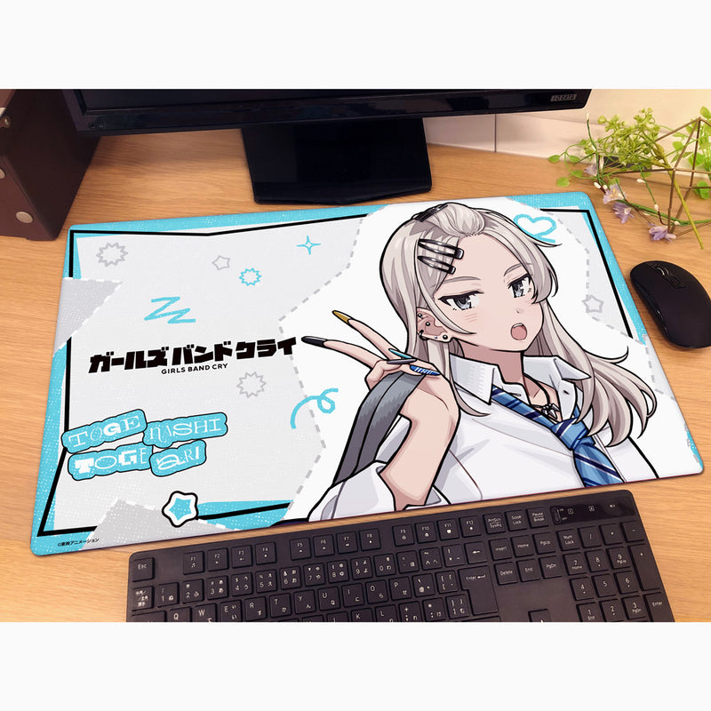 Girls Band Cry Momoka Kawaragi Heisei Gyaru New Illustration Rubber Mat JAPAN