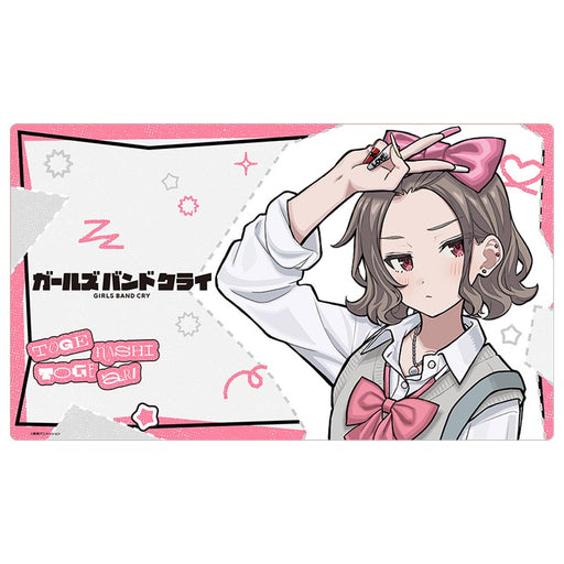 Girls Band Cry Tomo Ebizuka Heisei Gyaru New Illustration Rubber Mat JAPAN
