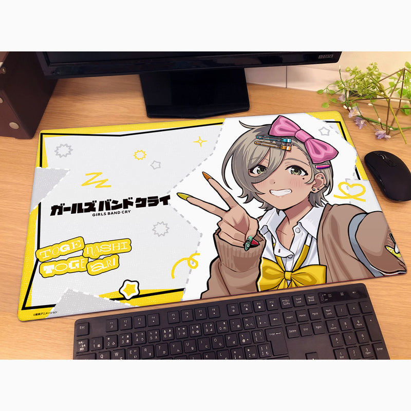 Girls Band Cry Rupa Heisei Gyaru New Illustration Rubber Mat JAPAN OFFICIAL