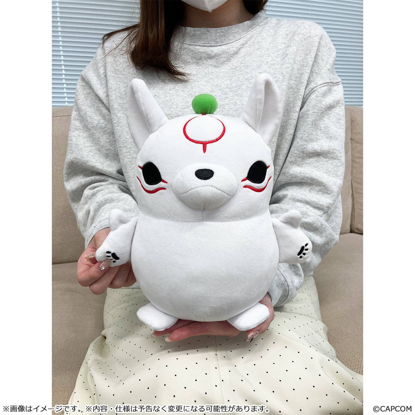 U.K. Ultimate Collectors' Edition 日本版 Capcom Okami 20th Anniversary MochiKawa Amaterasu Middle Plush