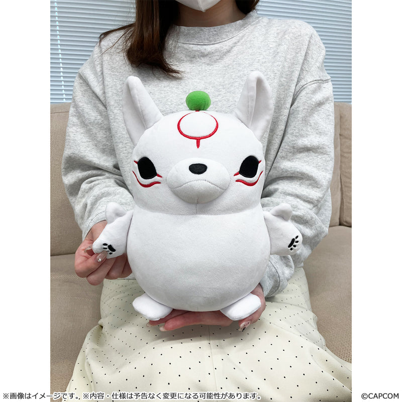 Capcom Okami 20th Anniversary MochiKawa Amaterasu Middle Plush Doll JAPAN