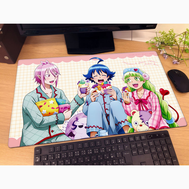 Welcome to Demon School! Iruma-kun Pajama Party New Illustration Rubber Mat