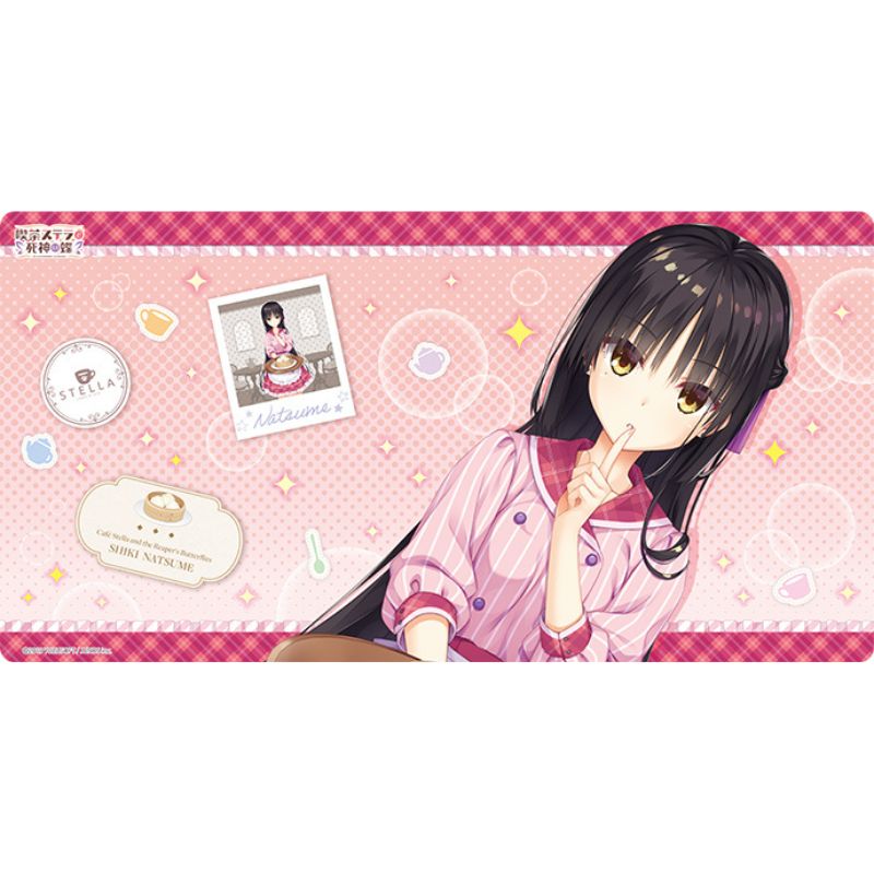 Cafe Stella and the Reaper's Butterfly Natsume Shiki Waitress Slim Rubber Mat