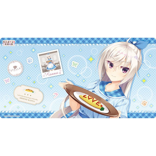 Cafe Stella and the Reaper's Butterfly Kanna Akizuki Waitress Slim Rubber Mat