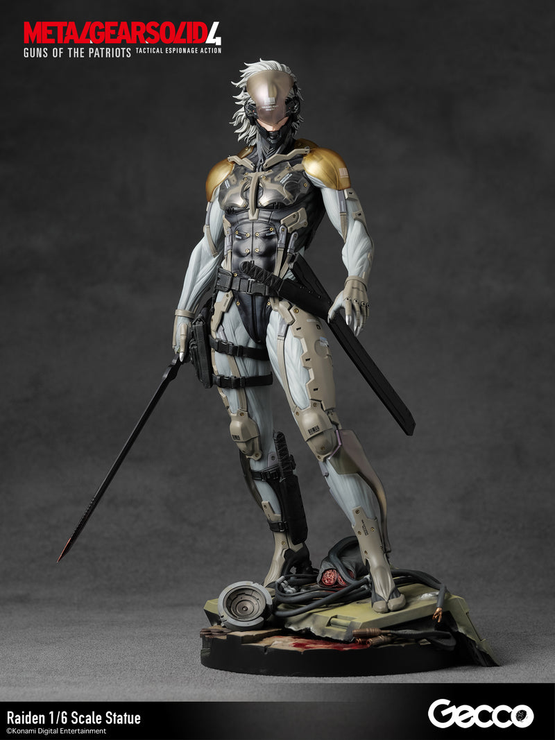 Gecco METAL GEAR SOLID 4 GUNS OF THE PATRIOTS Raiden 1/6 Figure JAPAN OFFICIAL