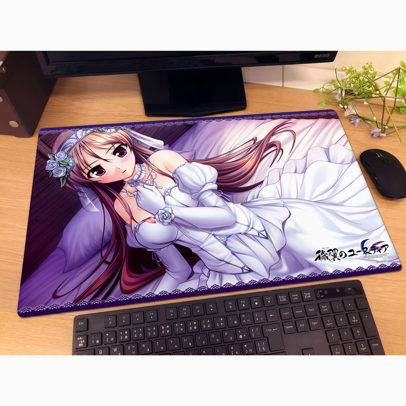 Key-th Aiyoku no Eustia Eris Floralia Wedding Night Rubber Mat JAPAN OFFICIAL