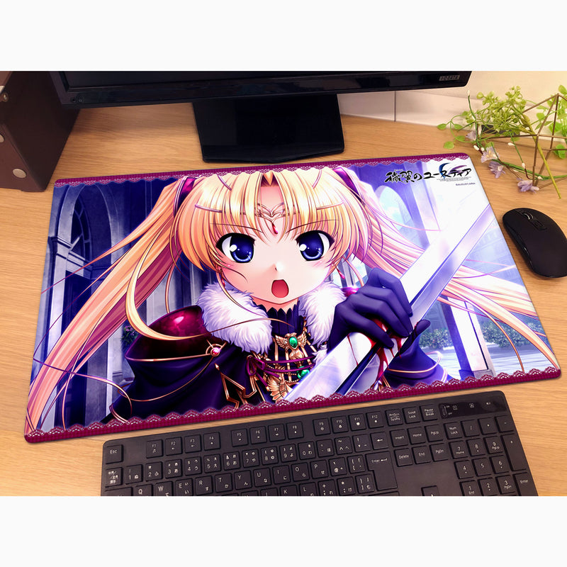 Key-th Aiyoku no Eustia Licia de novus Yurii Vow Rubber Mat JAPAN OFFICIAL