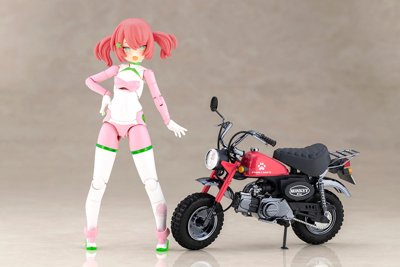 Kotobukiya Megami Device Puni Mofu Racing Mao with Honda Z50J-1 Monkey Model Kit