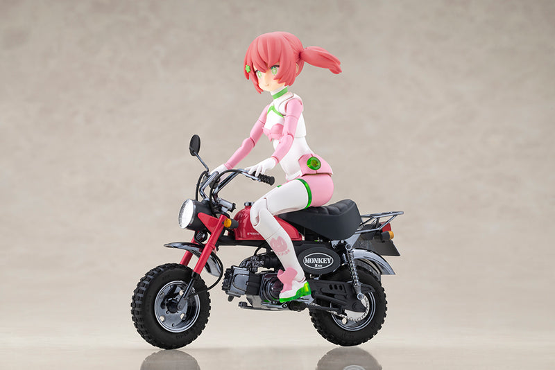 Kotobukiya Megami Device Puni Mofu Racing Mao with Honda Z50J-1 Monkey Model Kit