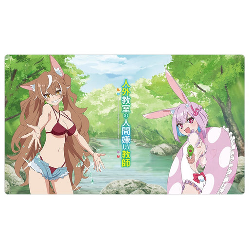 Jingai Kyoushitsu no Ningengirai Kyoushi Isaki Ohgami & Sui Usami Rubber Mat