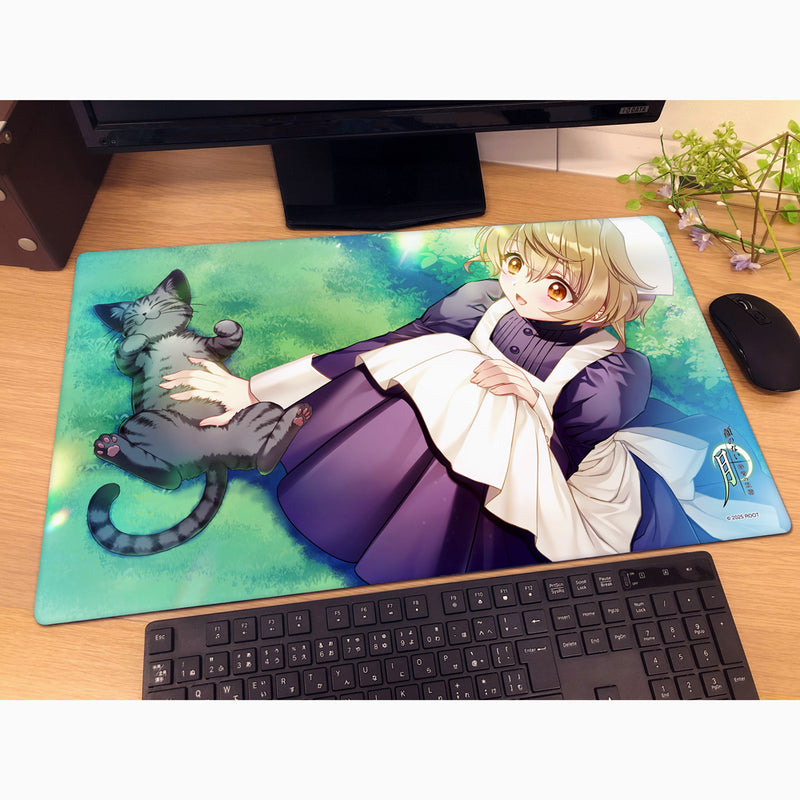 Curtain Damashii No Surface Moon Sayaka Kurihara Rubber Mat JAPAN OFFICIAL