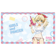 Girls und Panzer das Finale Darjeeling Water Gun Tan Ver. Rubber Mat JAPAN