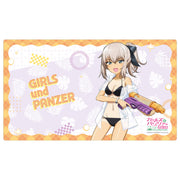 Girls und Panzer das Finale Erika Itsumi Water Gun Tan Ver. Rubber Mat JAPAN
