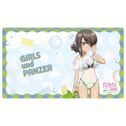 Girls und Panzer das Finale Mika Water Gun Tan Ver. New Illustration Rubber Mat