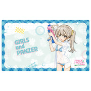 Girls und Panzer das Finale Alice Shimada Water Gun Tan Ver. Rubber Mat JAPAN