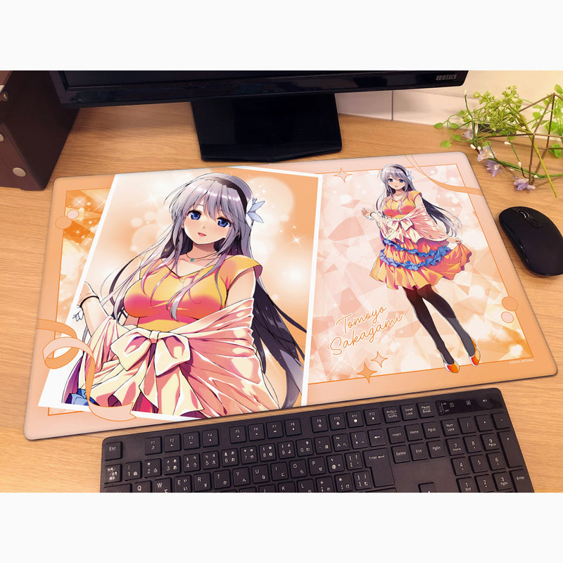 Curtain Damashii Key25th Tomoyo Sakagami Rubber Mat JAPAN OFFICIAL