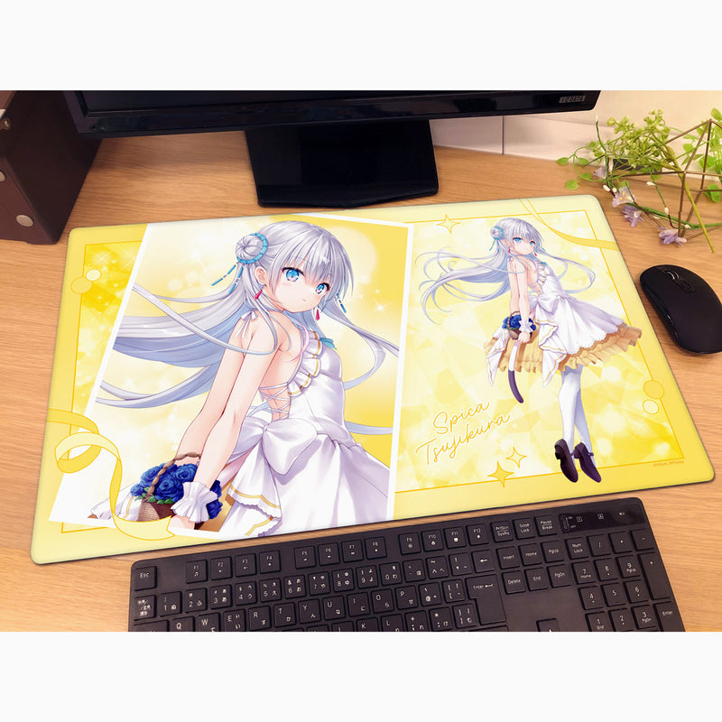 Curtain Damashii Key25th Supika Tsujikura Rubber Mat JAPAN OFFICIAL