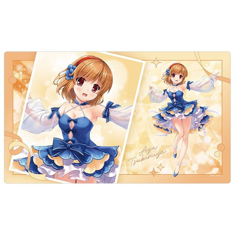Curtain Damashii Key25th Ayu Tsukimiya Rubber Mat JAPAN OFFICIAL