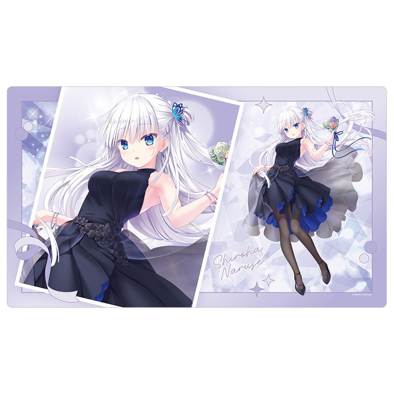 Curtain Damashii Key25th Shiroha Naruse Rubber Mat JAPAN OFFICIAL