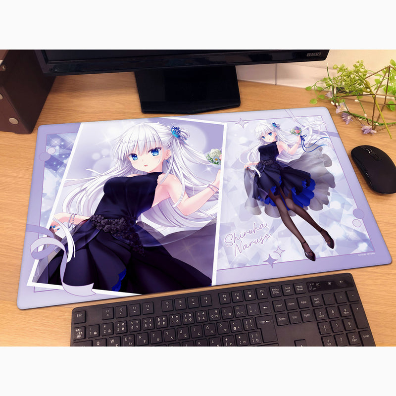 Curtain Damashii Key25th Shiroha Naruse Rubber Mat JAPAN OFFICIAL
