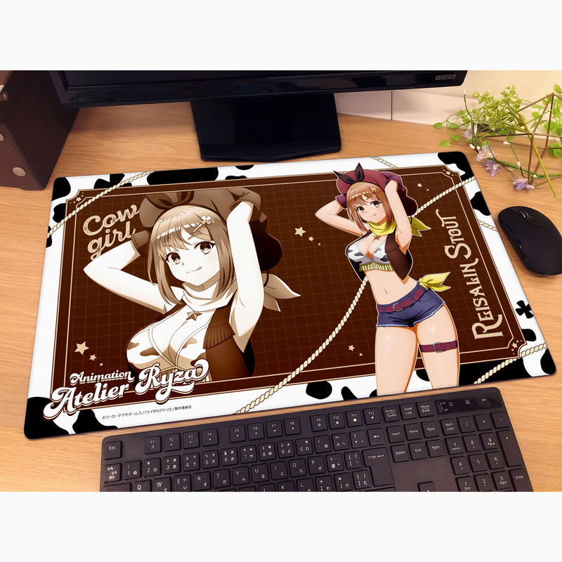 Curtain Damashii Atelier Ryza Ryza Cowgirl New Illustration Rubber Mat JAPAN