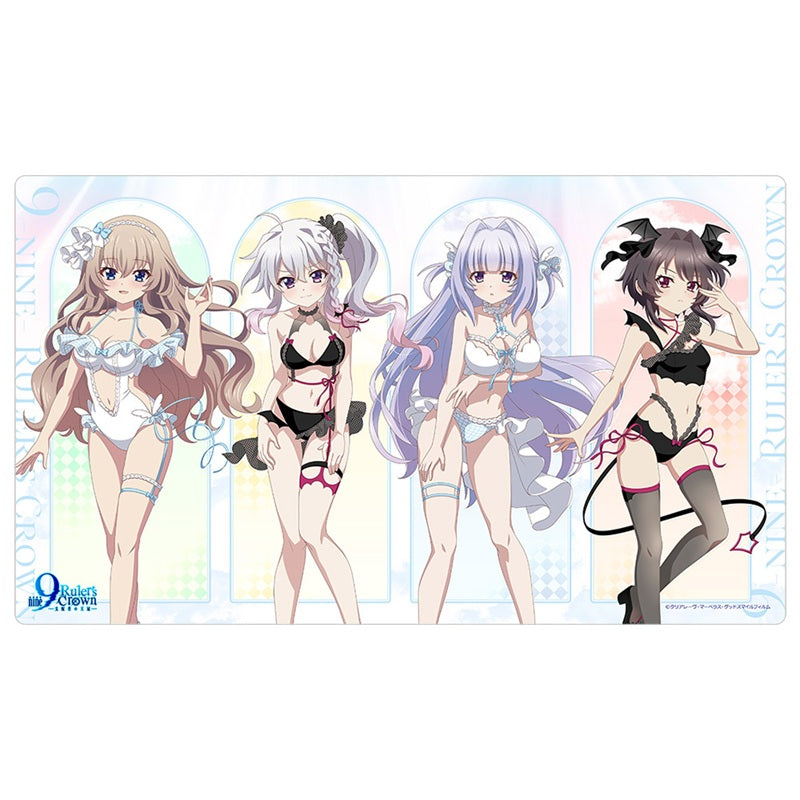 9 nine Ruler's Crown Angel & Devil Swimsuit New Illustration Rubber Mat JAPAN