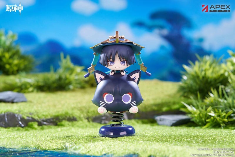 APEX Genshin Impact Chibi Chara Yurayura Stand Wanderer Figure JAPAN OFFICIAL