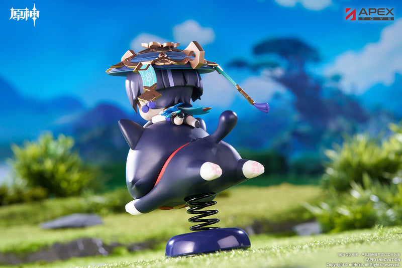 APEX Genshin Impact Chibi Chara Yurayura Stand Wanderer Figure JAPAN OFFICIAL
