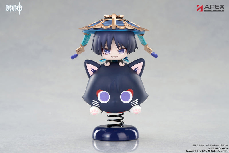 APEX Genshin Impact Chibi Chara Yurayura Stand Wanderer Figure JAPAN OFFICIAL