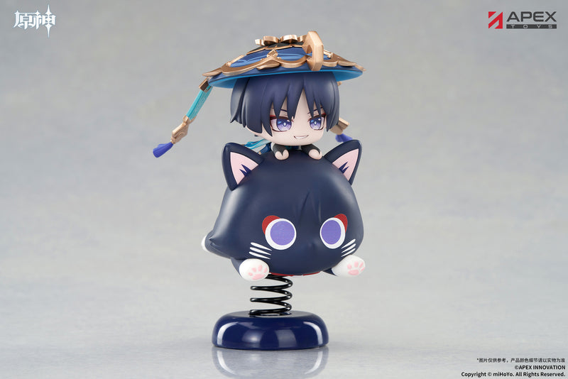 APEX Genshin Impact Chibi Chara Yurayura Stand Wanderer Figure JAPAN OFFICIAL